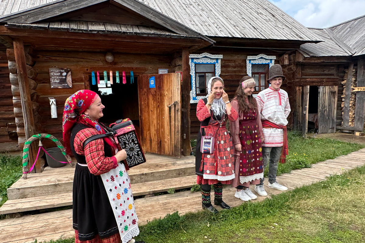 Старые быги. Красоты Удмуртии. Лудорвай. Родственники из деревни. Удмуртское застолье.