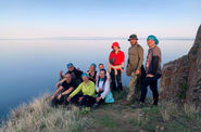 Туристы на Байкале
