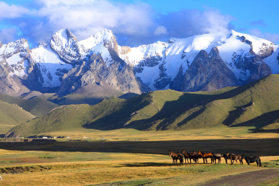 Горная долина в Киргизии