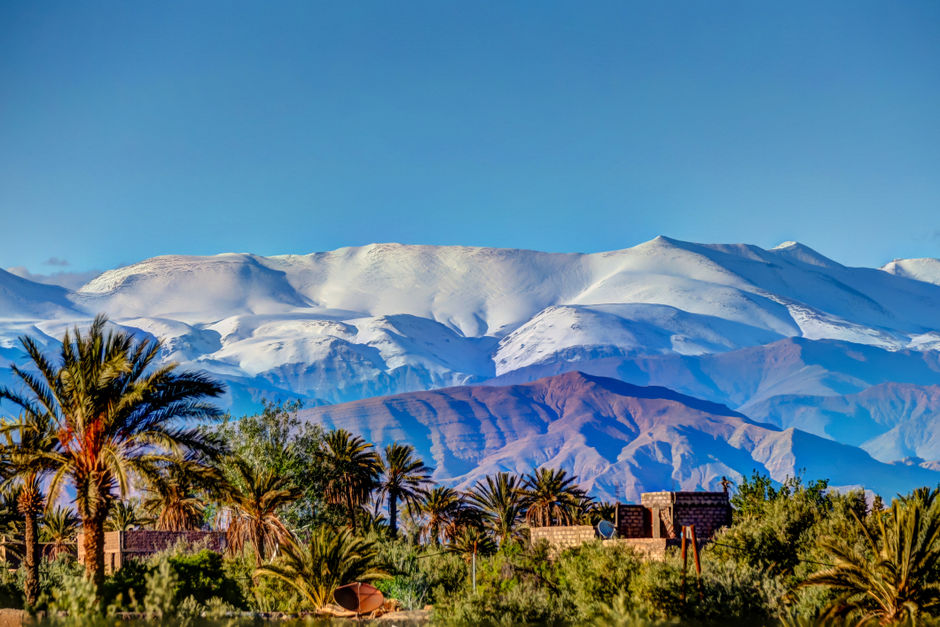 Вид на горы в Марокко